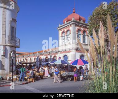 Loulé Market, Praca da Republica, Loulé, Algarve Region, Portugal Stock Photo