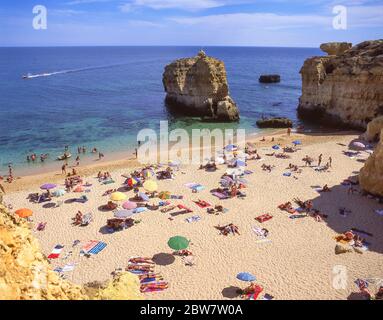 Praia de Sao Rafael, near Albufeira, Algarve Region, Portugal Stock Photo