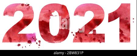 Calendar For 2021 On White Background Stock Photo Alamy