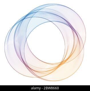 Abstract background with color circle Stock Vector