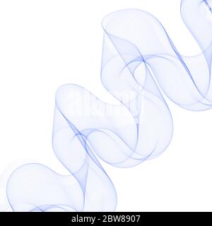 Sea blue wave. Abstract vector wave Stock Vector