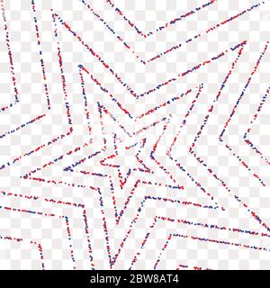 National American Stars Vector Background. USA 11th of November 4th of July Independence Veteran s President s Labor Memorial Day Texture. US Election Stock Vector