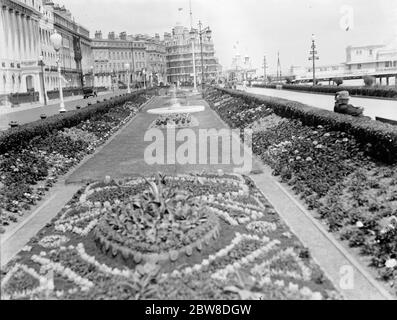 Carpet Gardens , Eastbourne ., East Sussex . Stock Photo