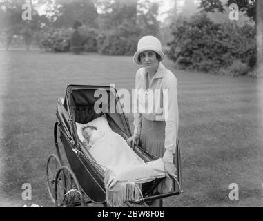 Lord And Lady Cottenhams Daughter Christened Lady Cottenham With Her