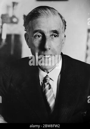 Outstanding figure in Spanish politics . Dr Greforio Maranon . Founder and head of the most powerful party in Spain today , known as ' At the service of the republic . 1931 Stock Photo