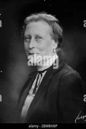 Doesn ' t look her age . The Dowager Marchioness of Milford Haven , who is nearly 70 . 5 December 1932 Stock Photo