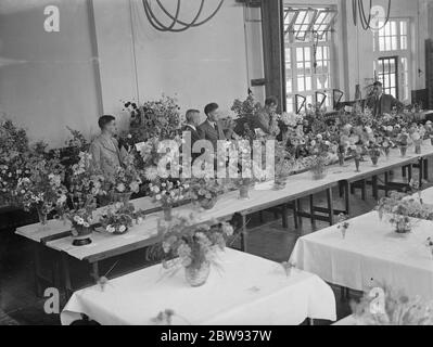 The Spring Flower Show in Welling , Kent . 1939 Stock Photo