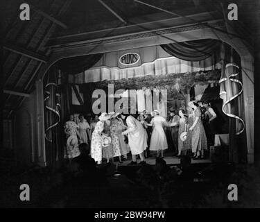 Petts Wood Operatic Society performing on stage . 1936 Stock Photo