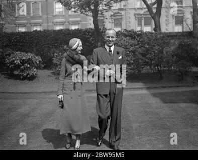 Colonel Leonard Ropner M C , MP engaged . The engagement is announced ...