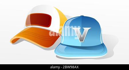 Illustration of hat with white background vector Stock Vector