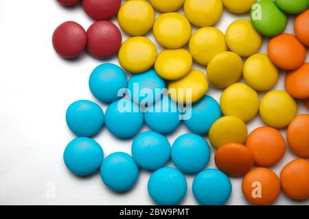 Colour full Chocolate Candies Stock Photo