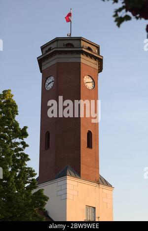 Kolo / Poland - may, 20, 2020: renovation to the old town in Koło