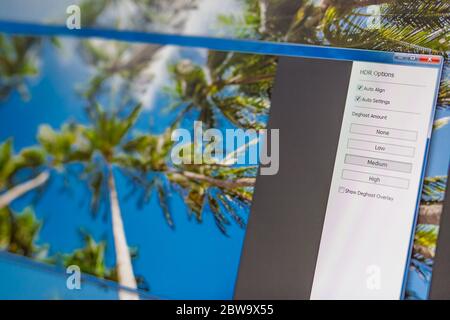 Photographer camera editor monitor design laptop photo screen photography Stock Photo