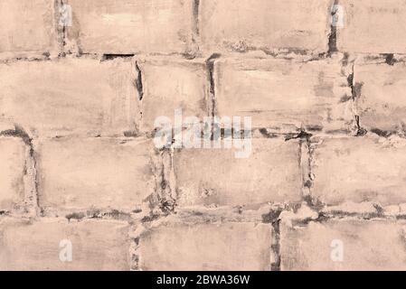 White brick masonry texture. Wall brick background, toned Stock Photo