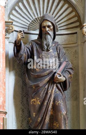 Methodius Preaching St. Methodius statue on the main altar at St. George's Church in Mala ...
