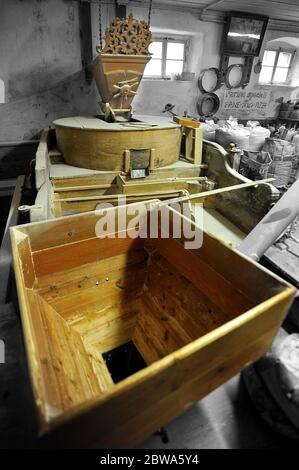 Carnia Italy  03/22/2010: Acient Flour mill Stock Photo