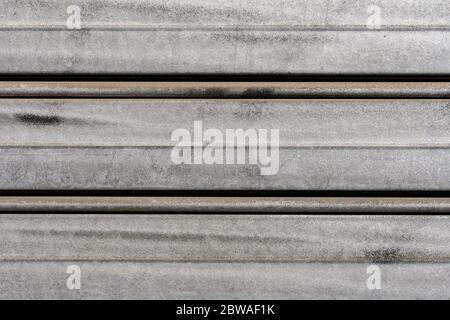 Metal shutter texture silver painted Stock Photo