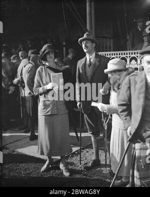 At the Northern Games meeting at Inverness , Scotland ; Lady Marjorie Murray and Captain Ramsay . Stock Photo