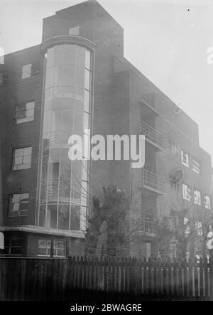 The ultra modern Royal Masonic Hospital at Ravenscourt Park , Hammersmith , London . 28 January 1935 Stock Photo