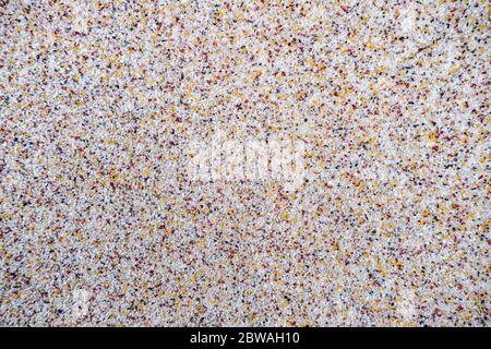 Close up surface of texture of small stone or sand wall background Stock Photo