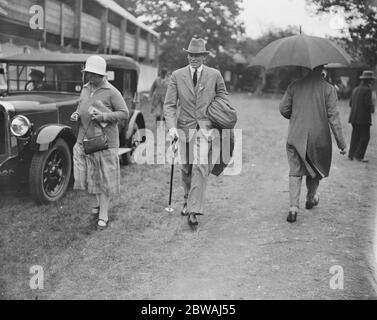 Tunbridge Wells and South East Counties show at Tunbridge Wells The Earl of Castle Stewart 21 July 1926 Stock Photo