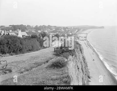 Budleigh Salterton is a small town on the south coast of Devon 1925 Stock Photo