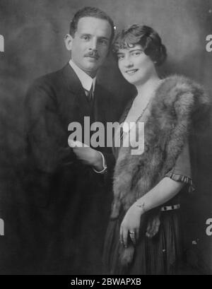 Royalties Dance for Charity Prince and Princess Edward Von und Zu Liechtenstein who performed a number of New American Dances at a variety entertainment promoted by the Burgomaster of Vienna for the relief of ' Starving ' Austrian aristocrats 25 August 1922 Stock Photo