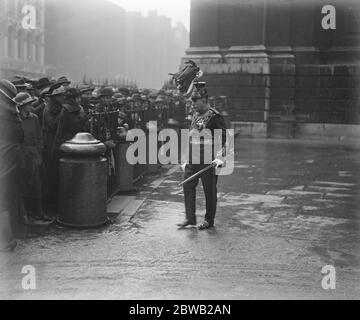 London, United Kingdom. 9th April 2021. Two men pay their respects to