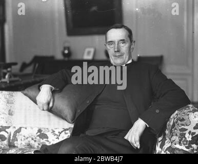 William Ralph Inge , Dean of St Paul ' s Cathedral , London . 5 June 1925 Stock Photo