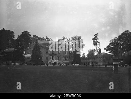 Woodcote Park , Golf Club House 5th October 1931 Stock Photo