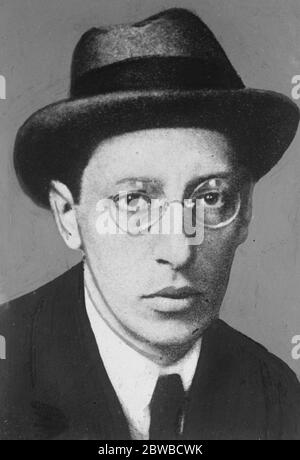 Stravinsky to conduct three of his ballets in London . Igor Stravinsky . 25 June 1927 Stock Photo