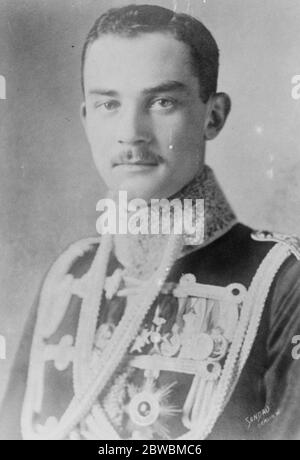 Cut out by the Ex Kaiser The youthful Prince of Schonaich , who it is reported , desired to marry his aunt . Princess Hermine of Reuss . The Princess , however has decided to wed the Ex Kaiser Wilhelm II 23 September 1922 Stock Photo