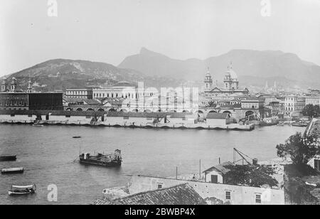 Scene of Brazil 's centenary celebrations . A view of Rio de Janeiro .  8 September 1922 Stock Photo