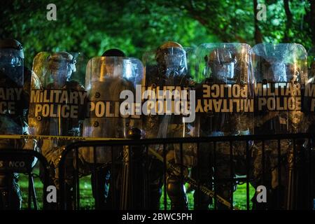 Washington, DC, USA.  30th May, 2020: Crowds gather in Washington, DC to protest the death of George Floyd. Nicole Glass / Alamy Live News. Stock Photo