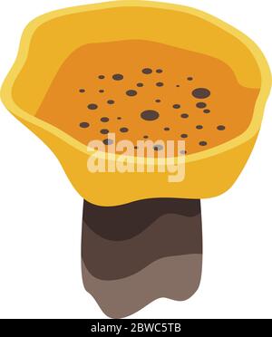 Water coral icon, isometric style Stock Vector