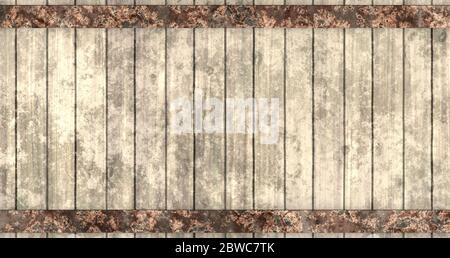 wood barrel template Stock Photo