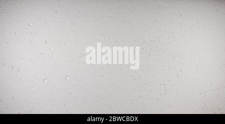 White wall, Panoramic white plaster wall surface Stock Photo