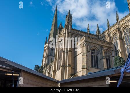 Cathedral Church of All Saints in Wakefield, United Kingdom. Stock Photo