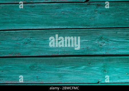 abstract background of old green boards with a beautiful texture with knots Stock Photo
