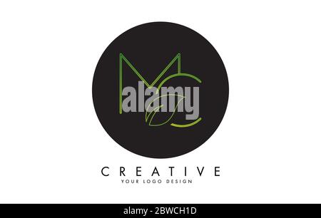 Letter MW signature minimalistic monogram vector logo. Simple MW Icon with Circular Name Pattern. Creative Handwritten Vector Illustration with letter Stock Vector