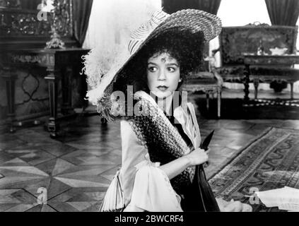 Elizabeth Berridge, on-set of the film, 'Amadeus', photo by Jaromir Komarek for Orion Pictures, 1984 Stock Photo