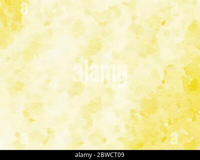 Watercolor background texture pattern, abstract vector design in yellow colors. Stock Vector