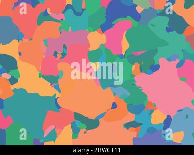 Background texture pattern, vector design, geometric and abstract in blue, green, violet, orange, yellow and red colors. Stock Vector
