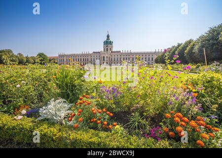 Charlottenburg Schloss garden in Berlin Stock Photo