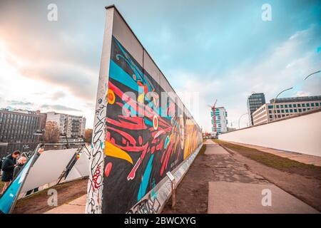 The Berlin Wall Stock Photo