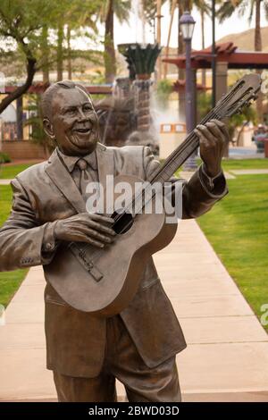 Eduardo Lalo Guerrero statue Cathedral City California Stock Photo