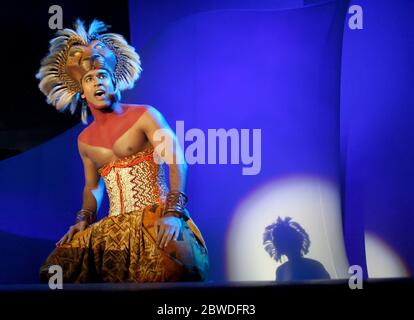The Lion King Broadway musical, New York, USA Stock Photo