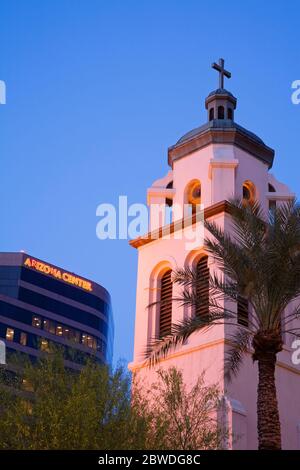 St. Mary's Basilica, Phoenix, Arizona, USA Stock Photo