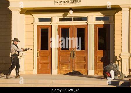 Lincoln County Courthouse in Old Tucson Studios,Tucson, Arizona,USA Stock Photo