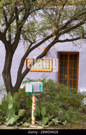 House,Barrio Historico District,Tucson, Arizona,USA Stock Photo